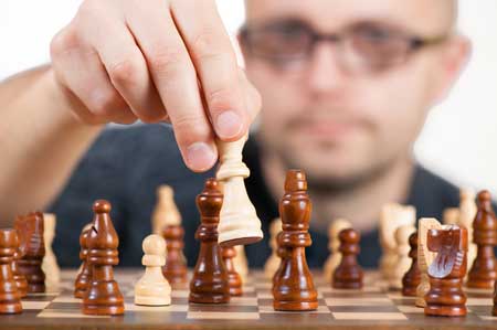 Logical chess games
